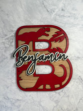 Load image into Gallery viewer, Bedroom Door Sign | Personalised Letter & Name Sign Kids Door Sign for Bedroom Accessories Wooden Name Sign Wall Decor Teen Gift Name Plaque