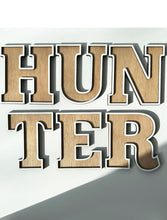 Load image into Gallery viewer, Custom Wooden Name Sign – Elegant Personalized Decor for Home and Events