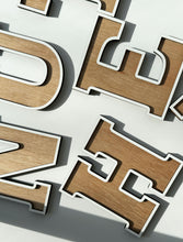 Load image into Gallery viewer, Custom Wooden Name Sign – Elegant Personalized Decor for Home and Events