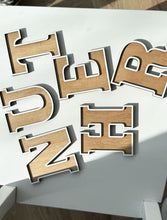 Load image into Gallery viewer, Custom Wooden Name Sign – Elegant Personalized Decor for Home and Events