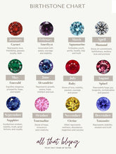 Load image into Gallery viewer, Vertical Bar Personalised Necklace with birthstone