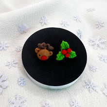 Load image into Gallery viewer, Christmas Clay Earrings