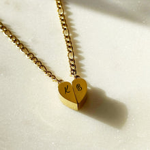 Load image into Gallery viewer, Initial Heart Necklace