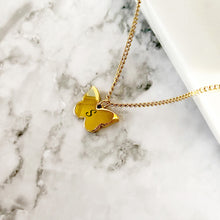 Load image into Gallery viewer, Inital+butterfly Necklace|LetterNecklace,InitialNecklace,personalisedJewellery,Tiny Letter Neckace|valentine's day gift|for her