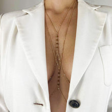Load image into Gallery viewer, Layered Beaded Body Chain
