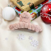 Load image into Gallery viewer, Fluffy Hairclips / hair claw/ hair accessories/ Christmas Gift