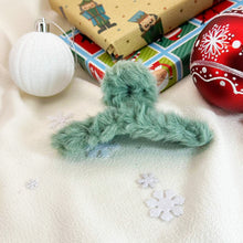 Load image into Gallery viewer, Fluffy Hairclips / hair claw/ hair accessories/ Christmas Gift