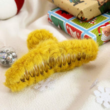Load image into Gallery viewer, Fluffy Hairclips / hair claw/ hair accessories/ Christmas Gift