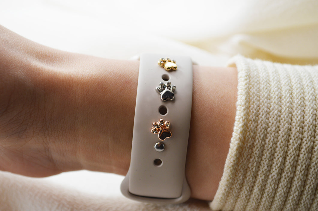 Paw stud, Apple Watch sport band charm