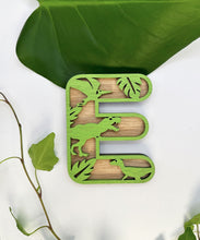 Load image into Gallery viewer, Dinosaur Themed Wooden Letters for Children&#39;s Nursery - Personalized Decor
