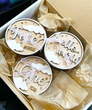 Load image into Gallery viewer, Handcrafted Wooden Baby Milestone Discs - Monthly Growth Memory Set
