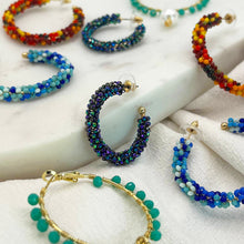 Load image into Gallery viewer, Bohemian Multicolor Acrylic Earrings
