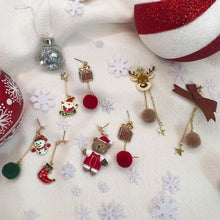 Load image into Gallery viewer, Christmas Drop Earrings / Christmas Earrings / Festive Earrings/ Santa
