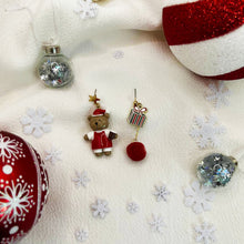 Load image into Gallery viewer, Christmas Drop Earrings / Christmas Earrings / Festive Earrings/ Santa
