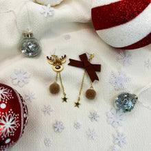 Load image into Gallery viewer, Christmas Drop Earrings / Christmas Earrings / Festive Earrings/ Santa
