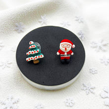 Load image into Gallery viewer, Christmas Clay Earrings
