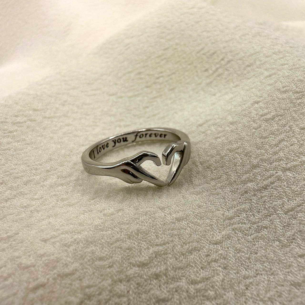 I love you forever on sale ring