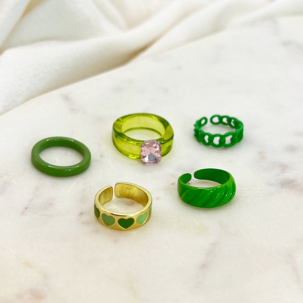 5pc ring Set